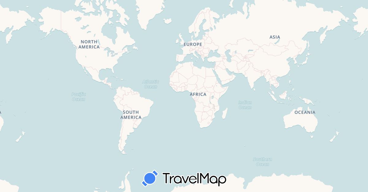 TravelMap itinerary: driving, boat in Antigua and Barbuda, Saint Barthélemy, Cape Verde, Dominica, Spain, France, Grenada, Guadeloupe, Saint Kitts and Nevis, Saint Lucia, Saint Martin, Martinique, Montserrat, Portugal, Trinidad and Tobago, Saint Vincent and the Grenadines, British Virgin Islands (Africa, Europe, North America)